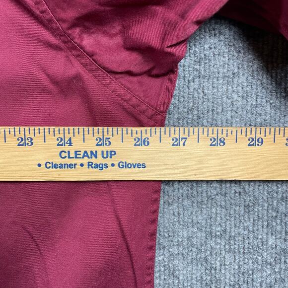 Ariat Team Logo Twill Classic Shirt Men's XL Red/Burgundy Western Cowboy Rodeo - Picture 7 of 12